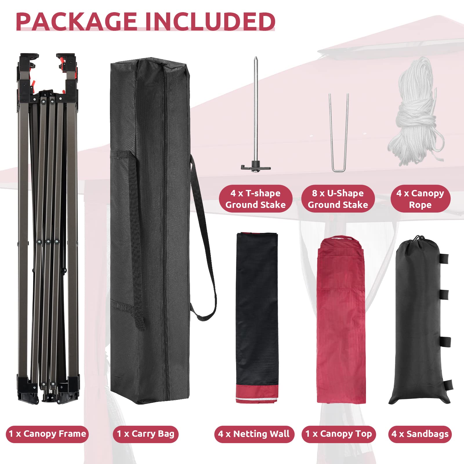 Gazebo for Patio, Pop up Gazebo Canopy Tent