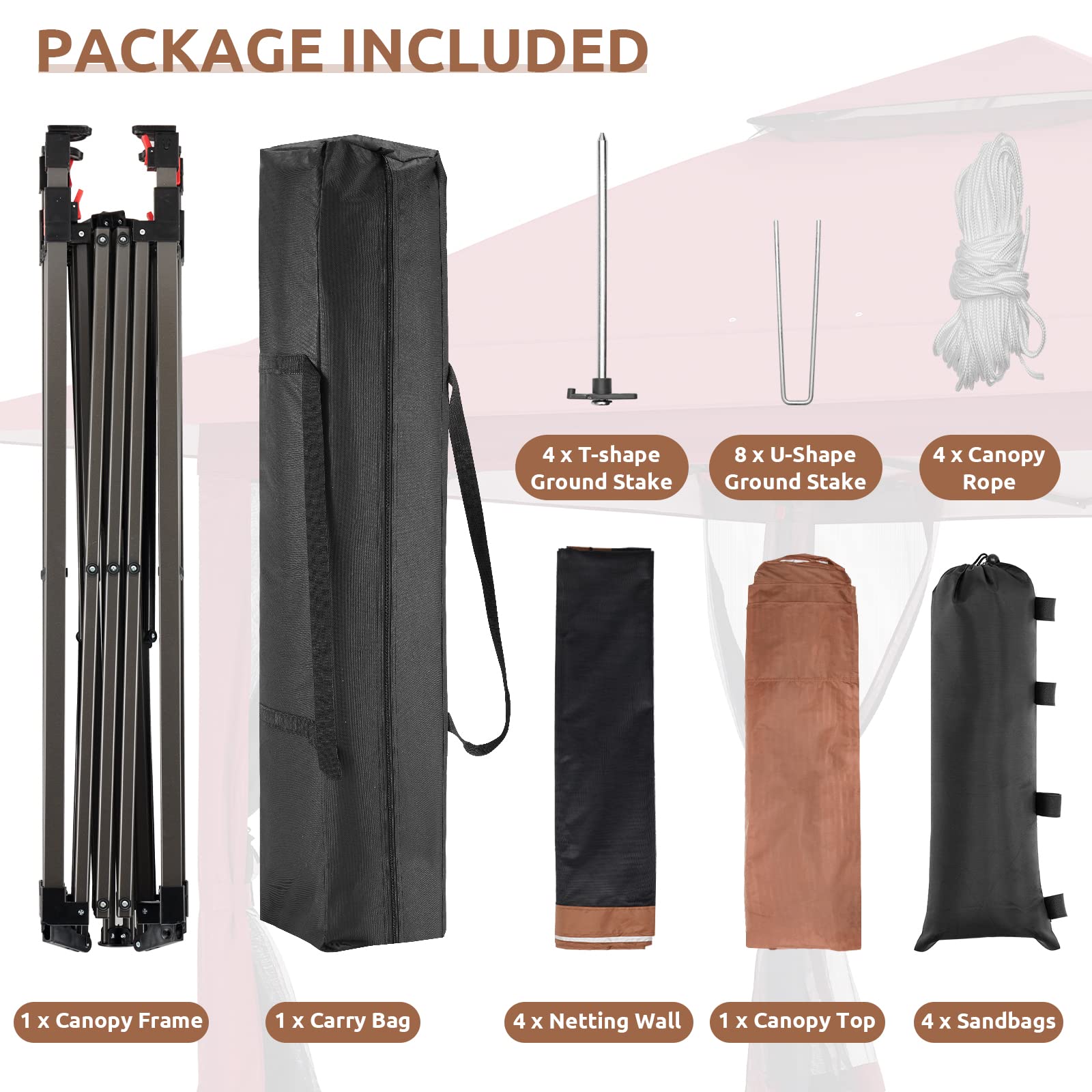 Gazebo for Patio, Pop up Gazebo Canopy Tent