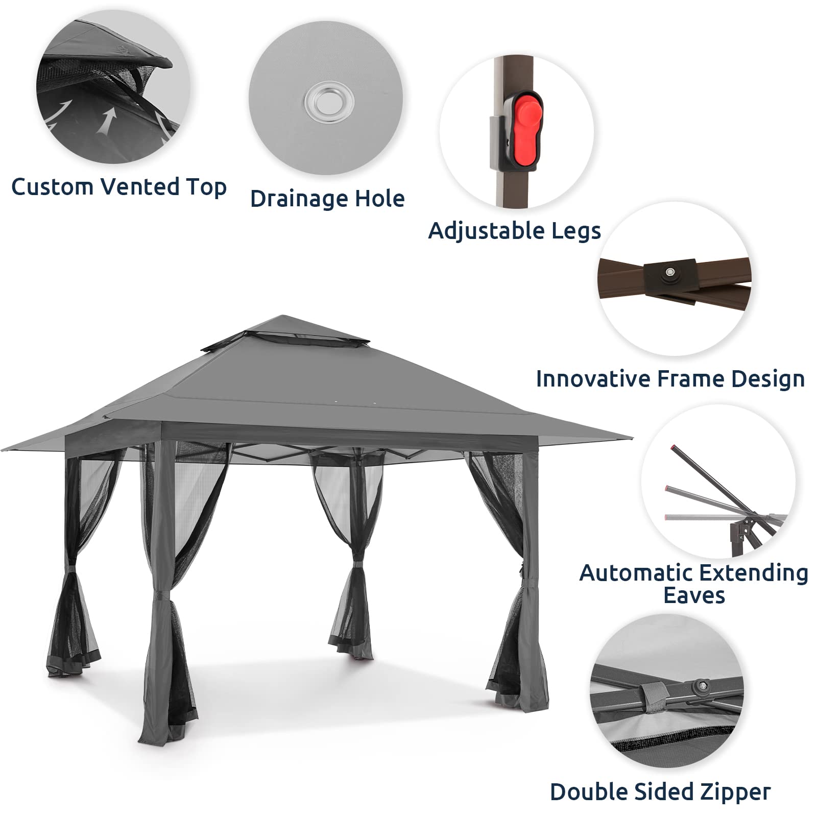 Gazebo for Patio, Pop up Gazebo Canopy Tent