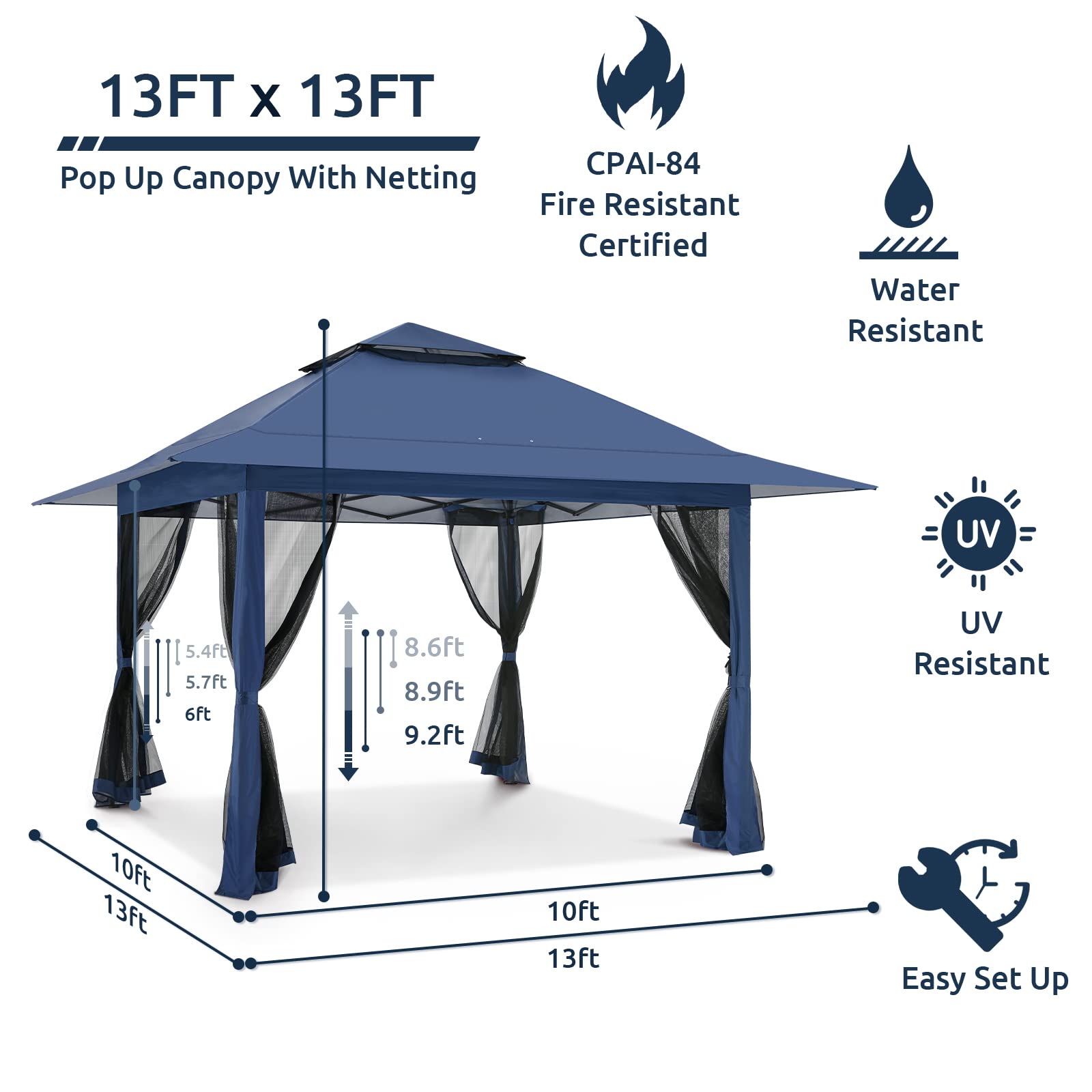 Gazebo for Patio, Pop up Gazebo Canopy Tent