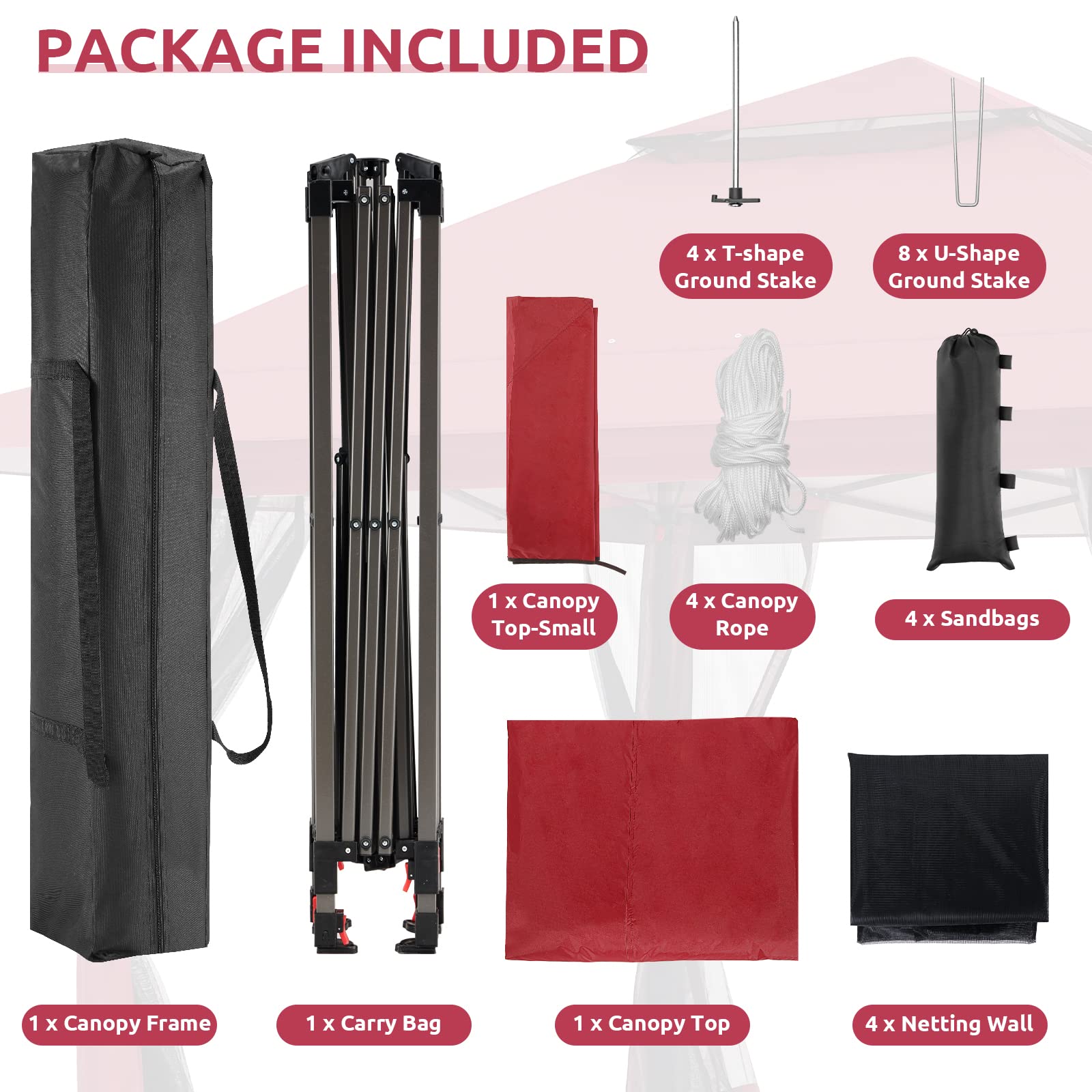 Gazebo for Patio, Pop up Gazebo Canopy Tent