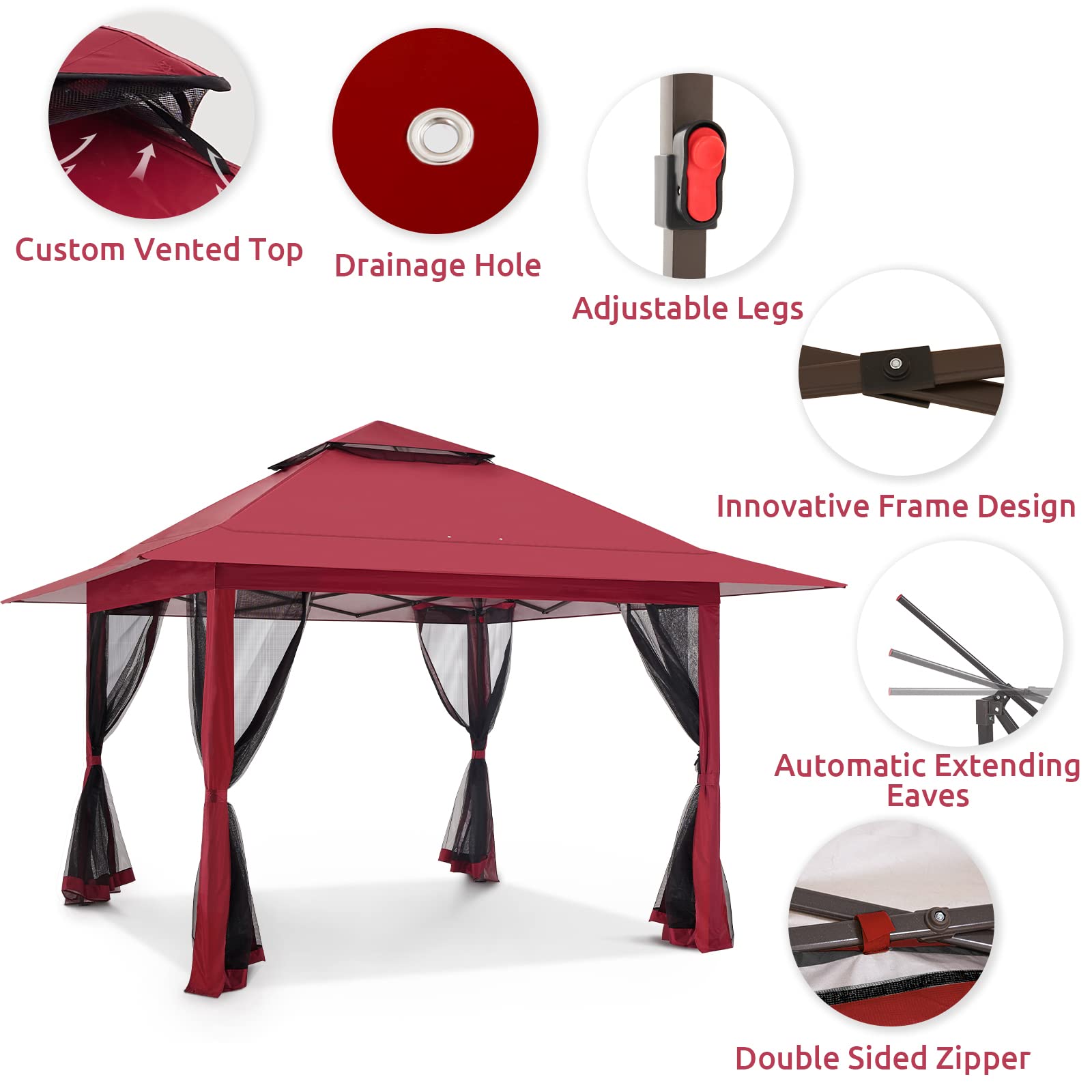 Gazebo for Patio, Pop up Gazebo Canopy Tent