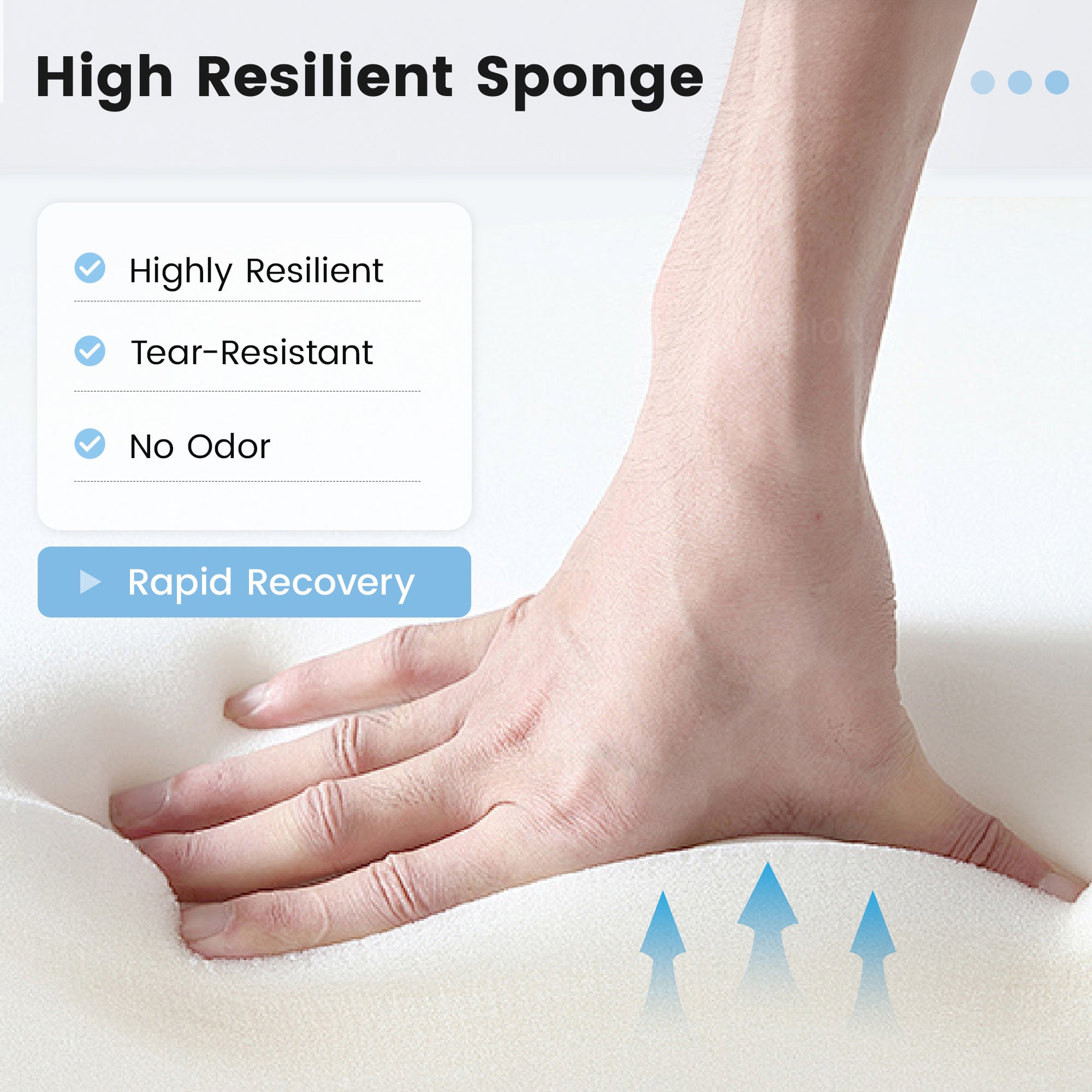 UDPATIO 2PCS Chaise Lounge Cushions, Oversized Thick 4-Inch Foam Pad, Fade-Proof Cover Chair Replacement for Patio, Poolside, Lawn, Deck & Outdoor Furniture - Removable Accessories (72"x21"x4")